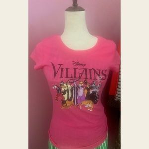 DISNEY hot pink Tee! Never worn!